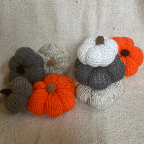 knit pumpkin