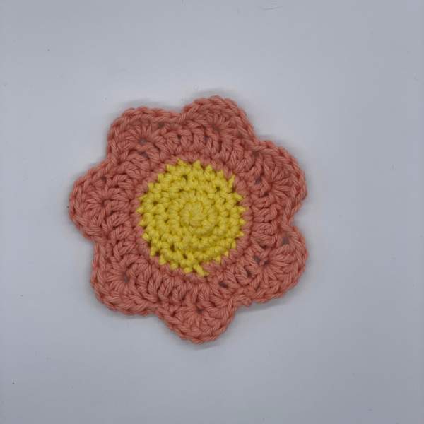 coral flower coaster