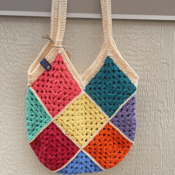 cortney mosaic market bag